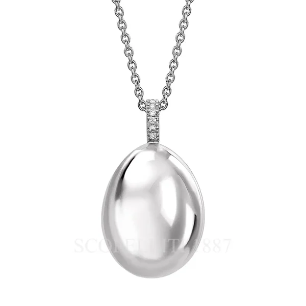 fabergé essence white gold pendant