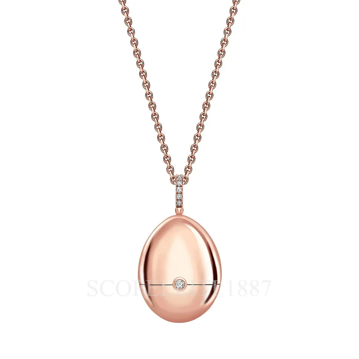 fabergé essence rainbow surprise egg pendant