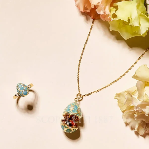 fabergé heritage ladybird surprise egg pendant