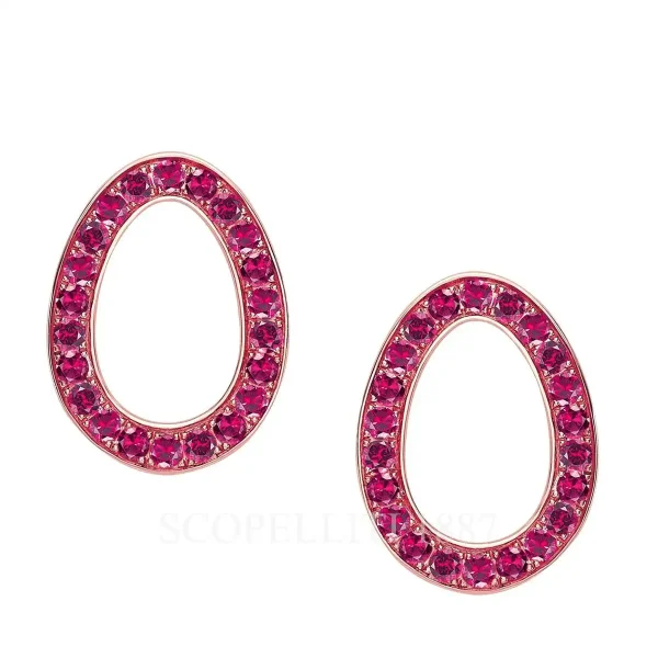 fabergé ruby egg earrings sasha rose gold