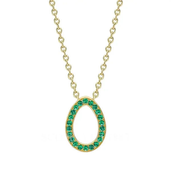 fabergé emerald egg pendant