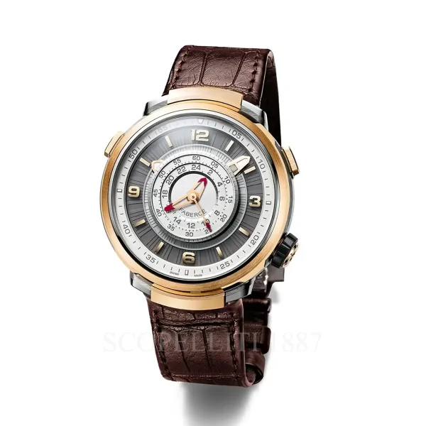 fabergé chronograph rose gold watch