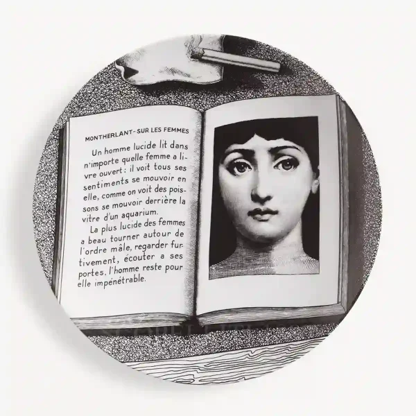 fornasetti plate tema e variazioni n.201