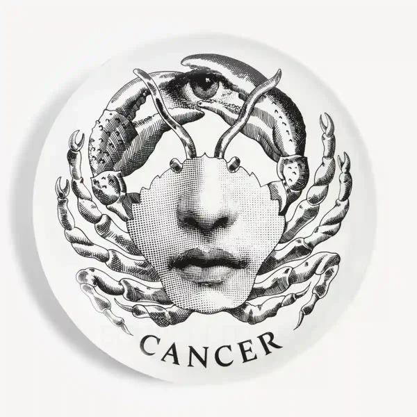 fornasetti plate zodiaco cancer