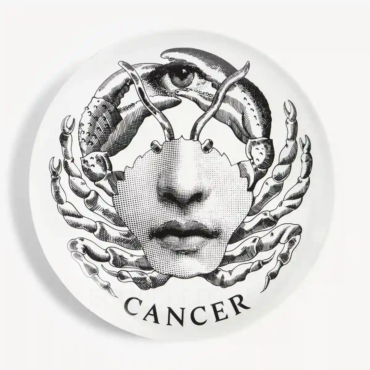 fornasetti plate zodiaco cancer