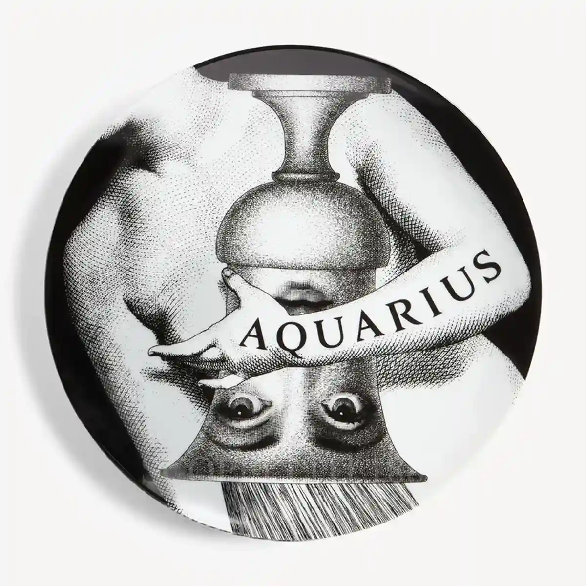 fornasetti plate zodiaco aquarius