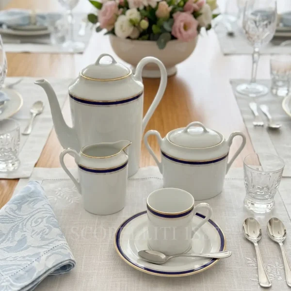 philippe deshoulieres castellane complete coffee set in finest limoges porcelain