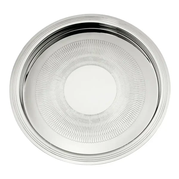 puiforcat pour le champagne tray in sterling silver