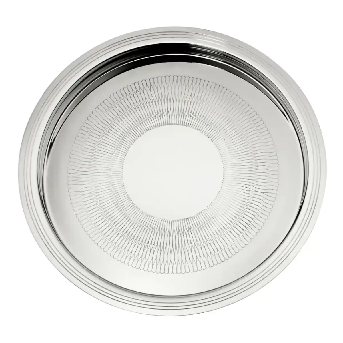 puiforcat pour le champagne tray in sterling silver