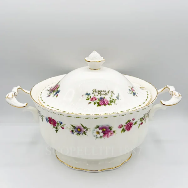 royal albert flowers of the month soup tureen
