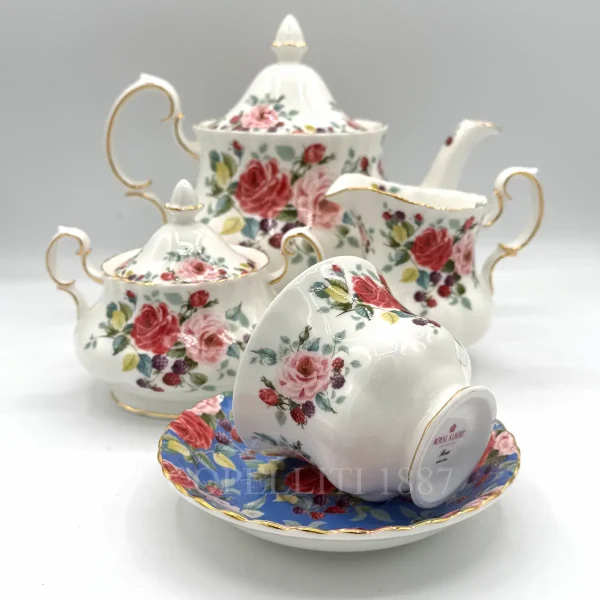 royal albert rosa tea set in fine porcelain
