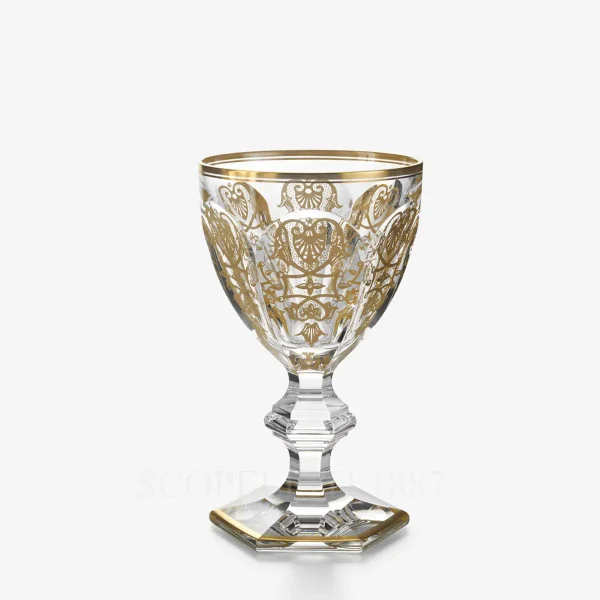 baccarat harcourt empire white wine glass