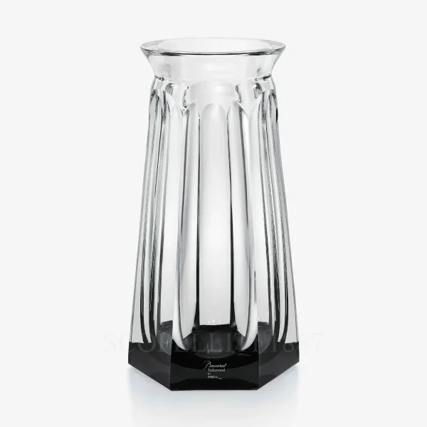 baccarat harcourt talleyrand eminence grise black vase