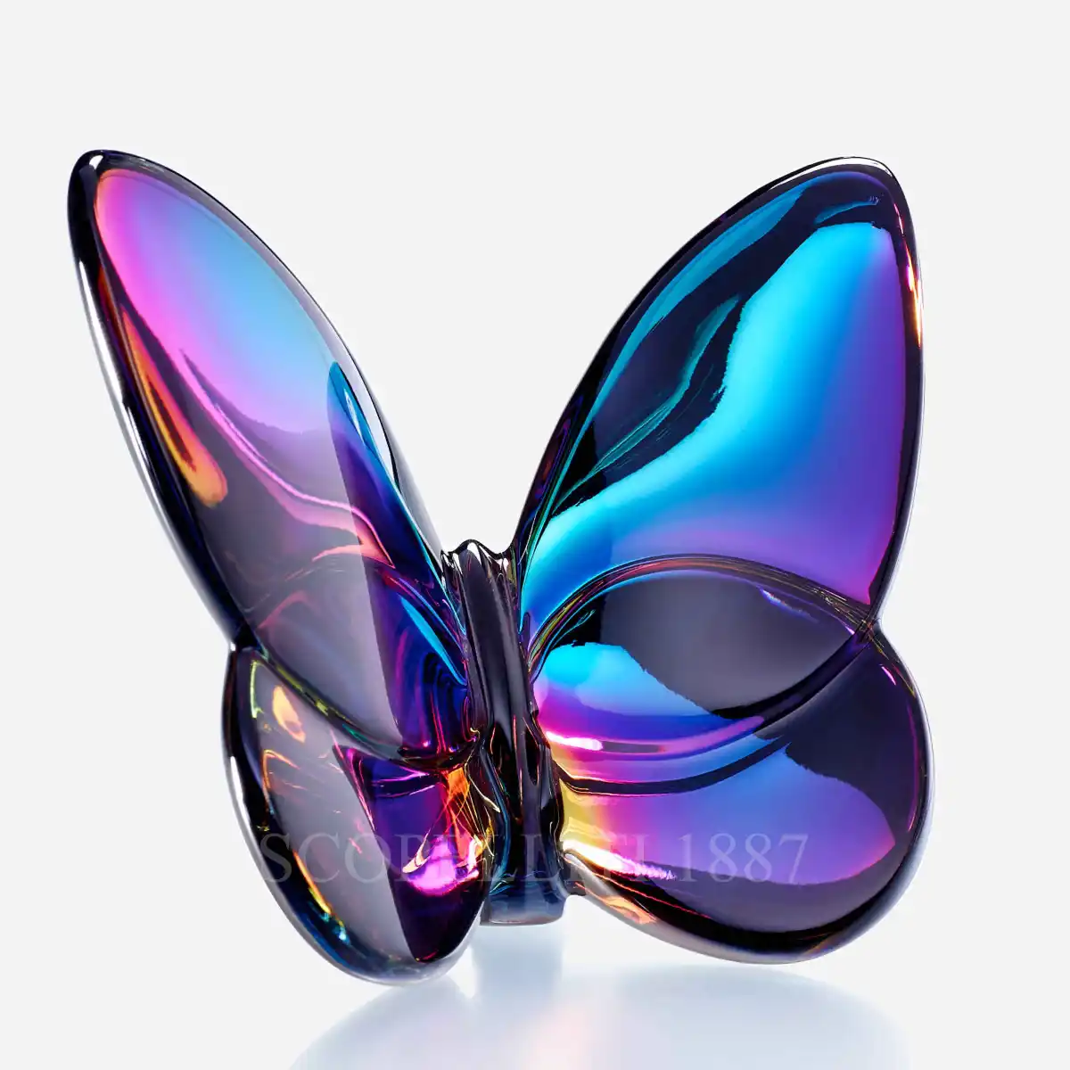 baccarat lucky butterfly blue scarabee
