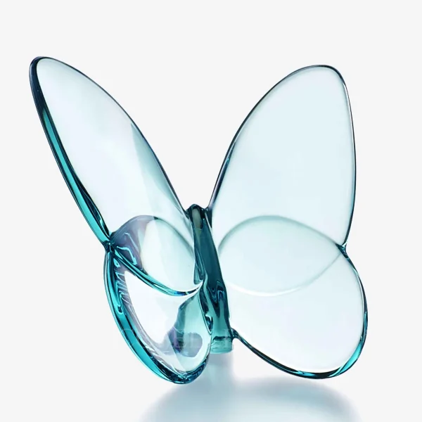 baccarat lucky butterfly turquoise