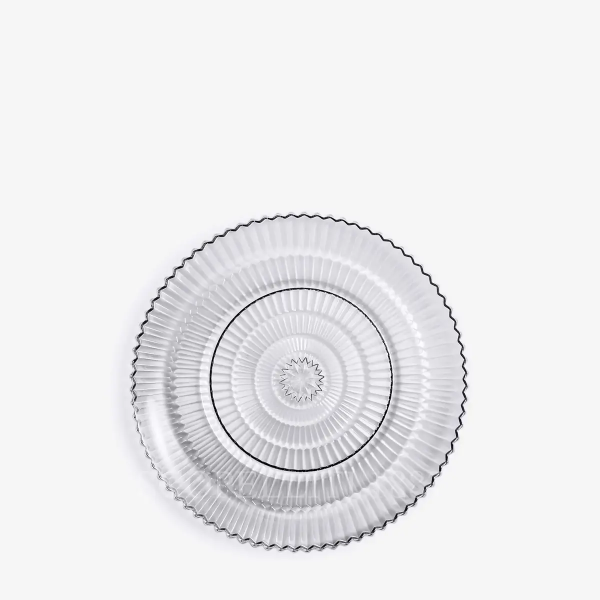 baccarat mille nuits crystal plate extra small