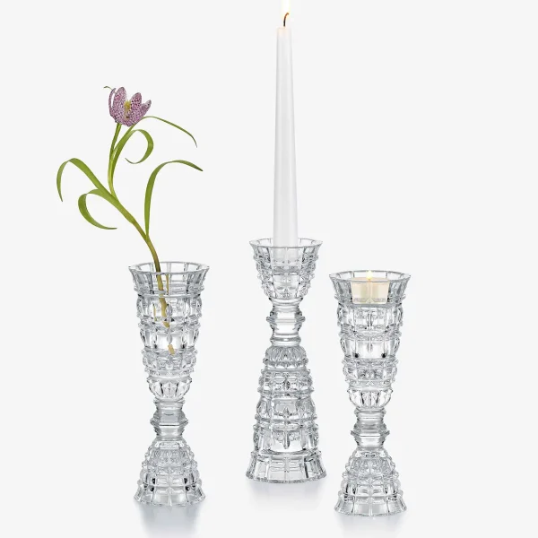 baccarat new antique mirage dual vase