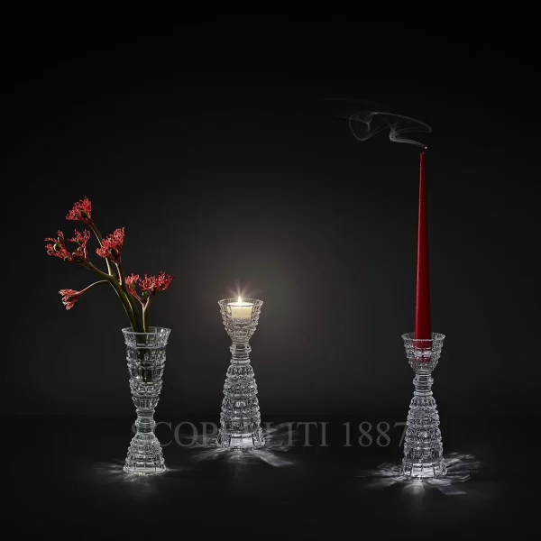 baccarat new antique mirage dual vase