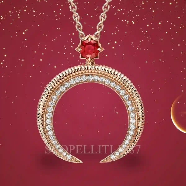 fabergé hilal ruby pendant
