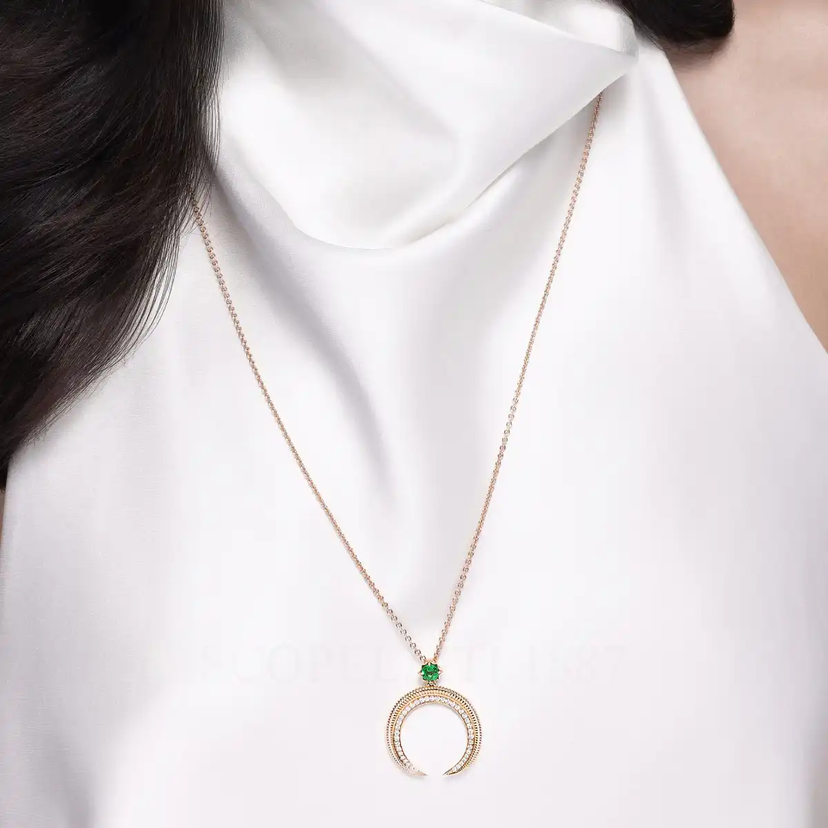 fabergé hilal emerald necklace