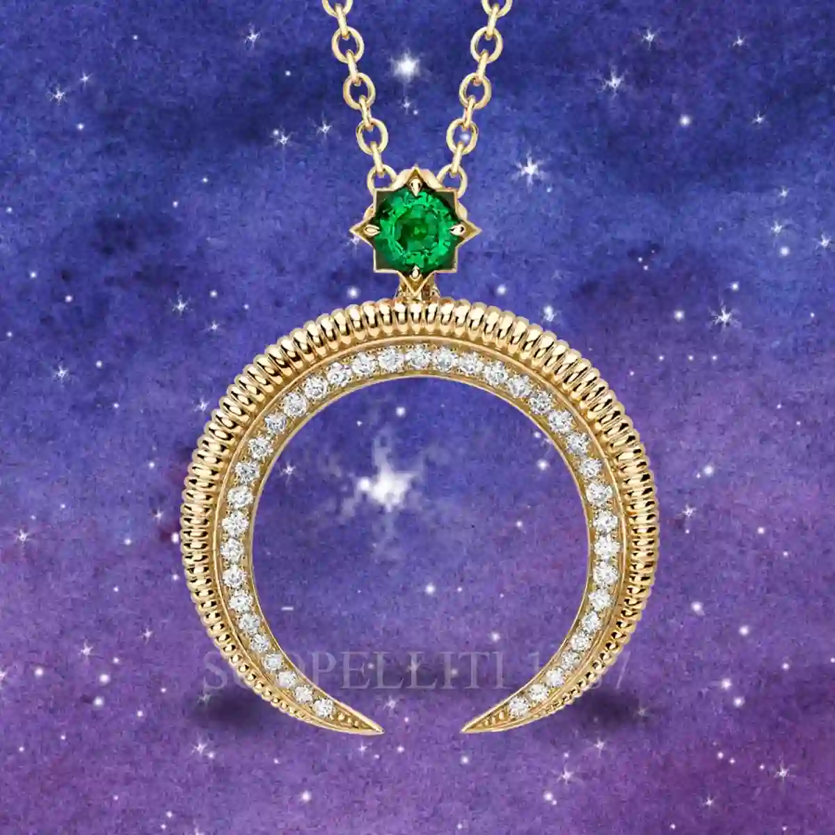 fabergé hilal emerald necklace