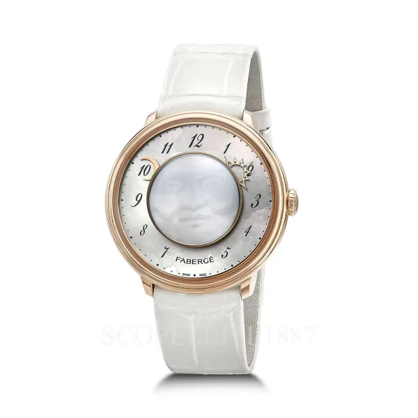 fabergé lady levity watch 18kt rose gold