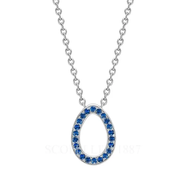 fabergé blue sapphire egg pendant sasha