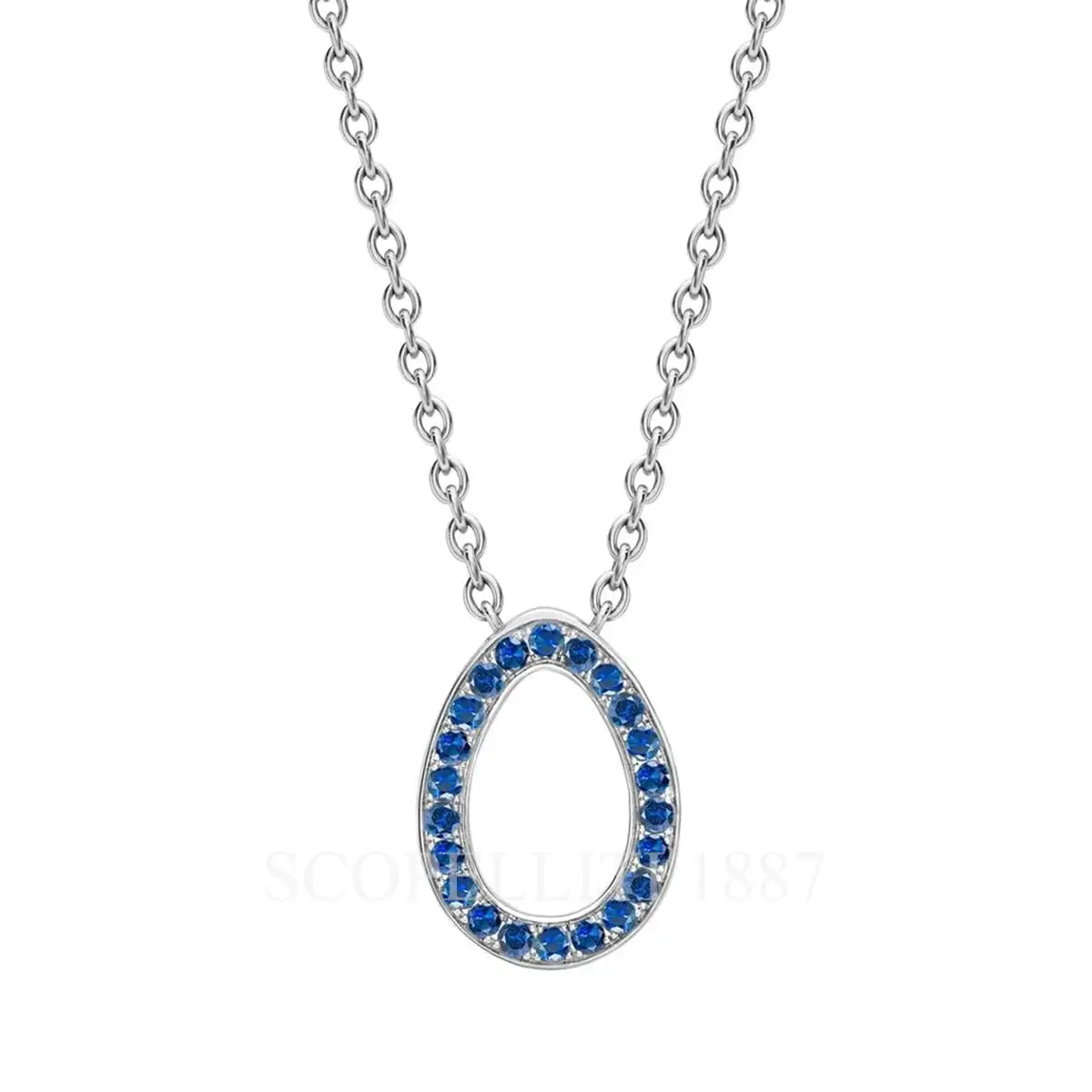 fabergé blue sapphire egg pendant sasha