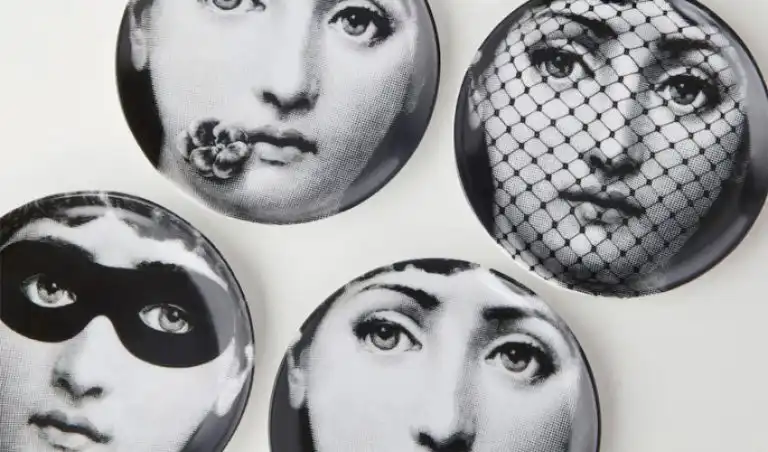 fornasetti porcelain design plates