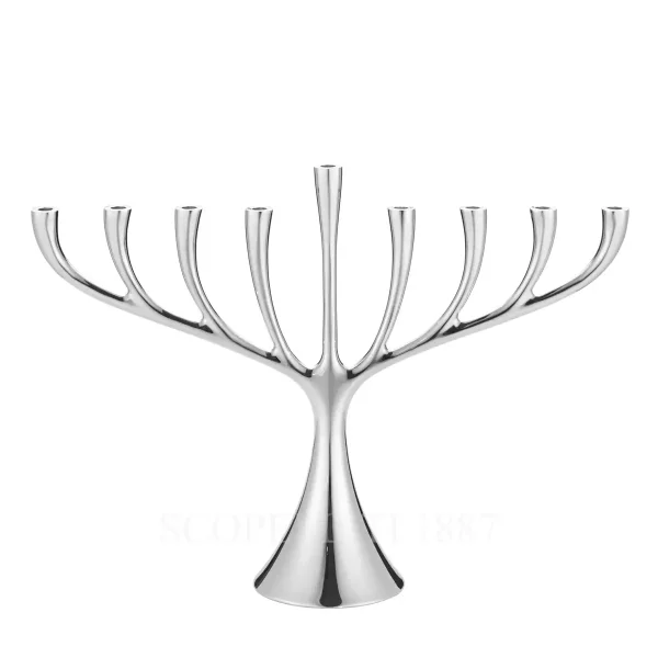 georg jensen menorah candleholder large