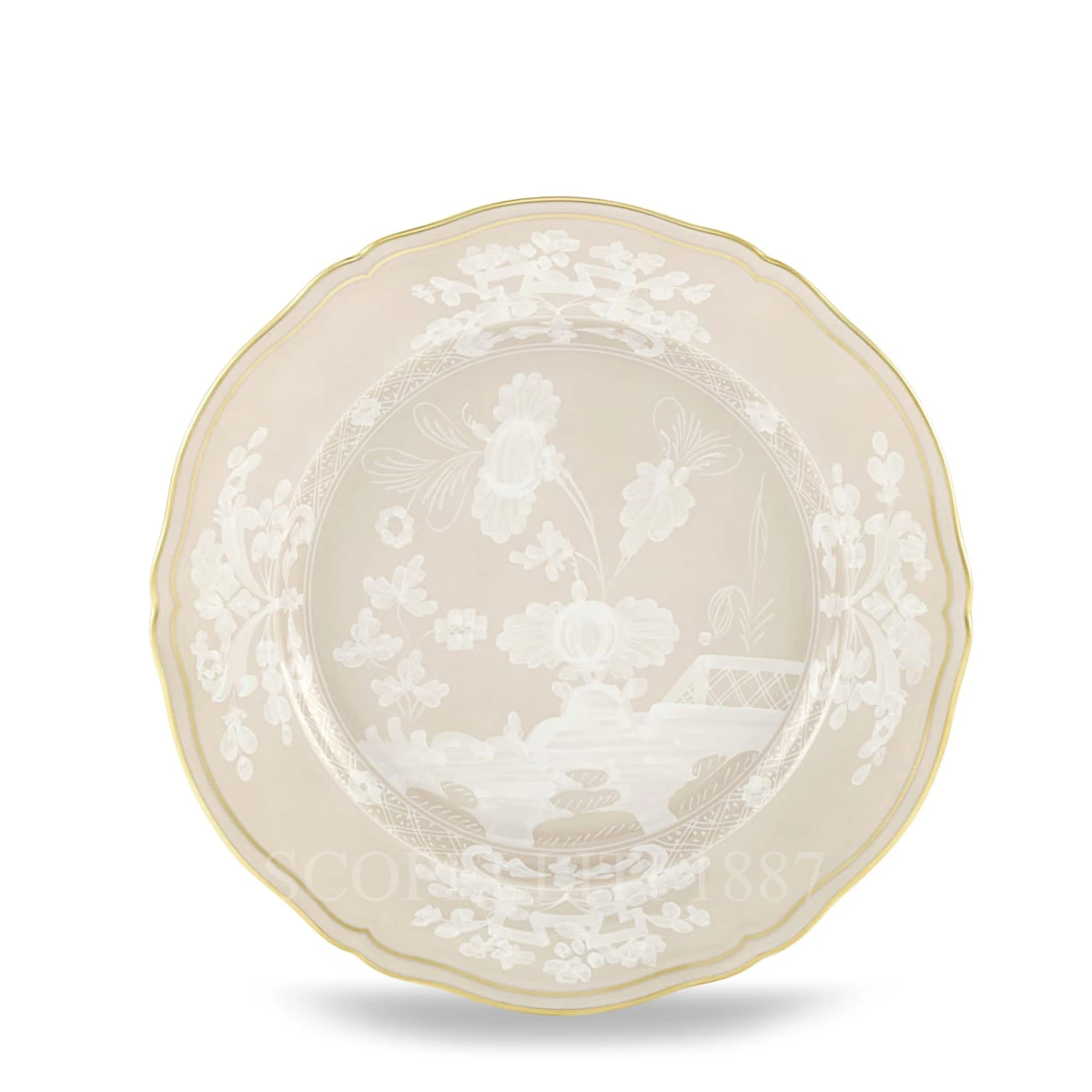 ginori 1735 oriente italiano meringa dessert plate