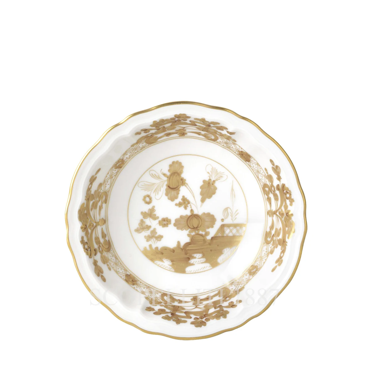 ginori 1735 oriente italiano aurum small bowl