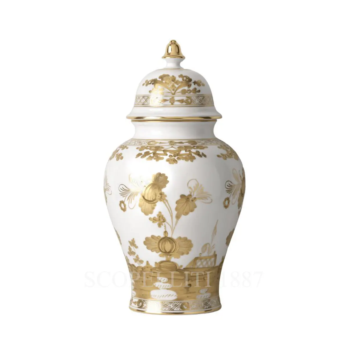 ginori 1735 oriente italiano aurum potiche vase large