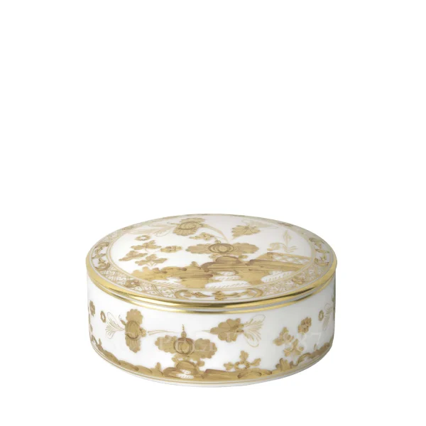 ginori 1735 oriente italiano aurum round box