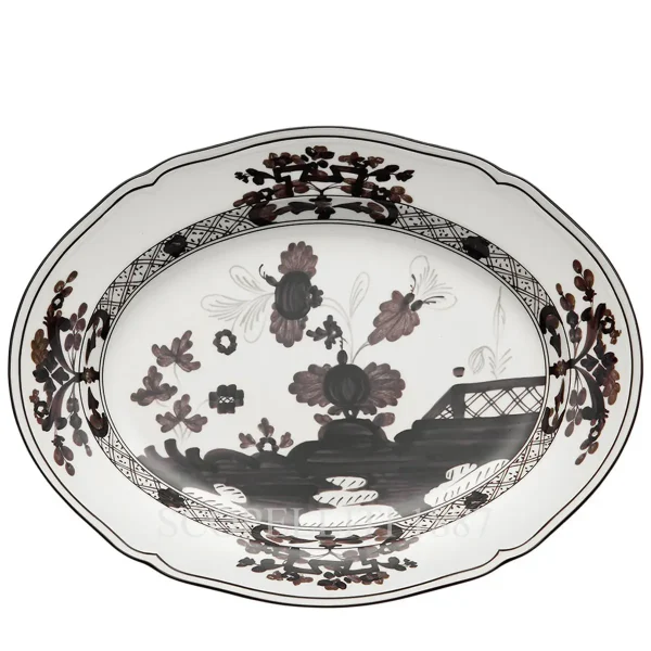 ginori 1735 oriente italiano albus large oval platter
