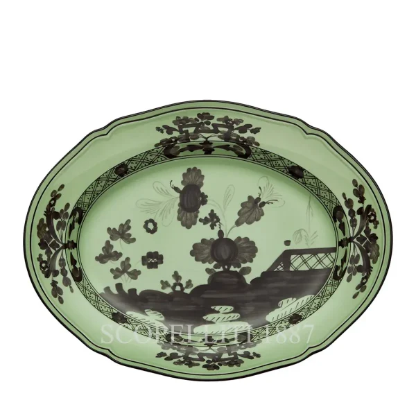 ginori 1735 oval platter large oriente italiano bario