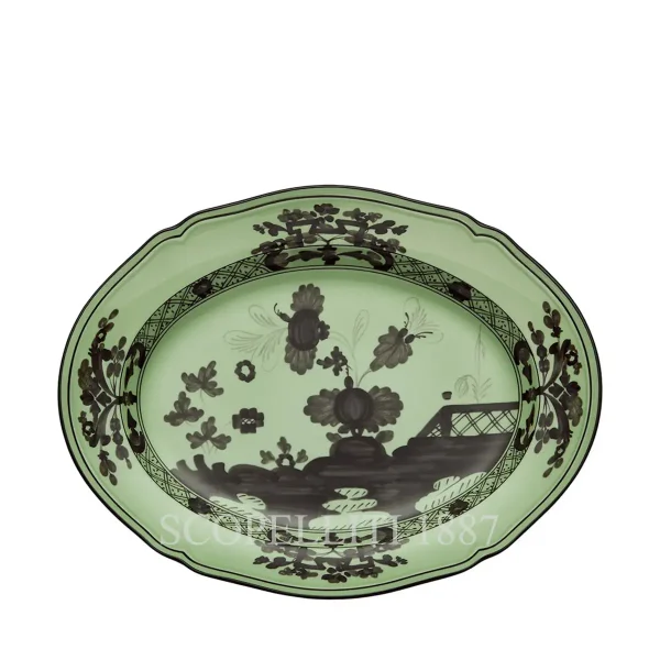 ginori 1735 oval platter small oriente italiano bario