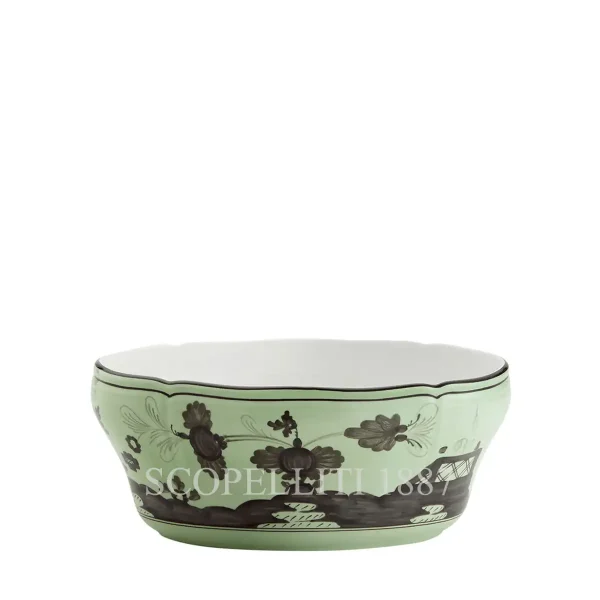ginori 1735 oval salad bowl oriente italiano bario