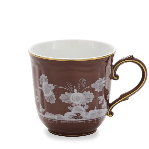 ginori 1735 oriente italiano castagna mug