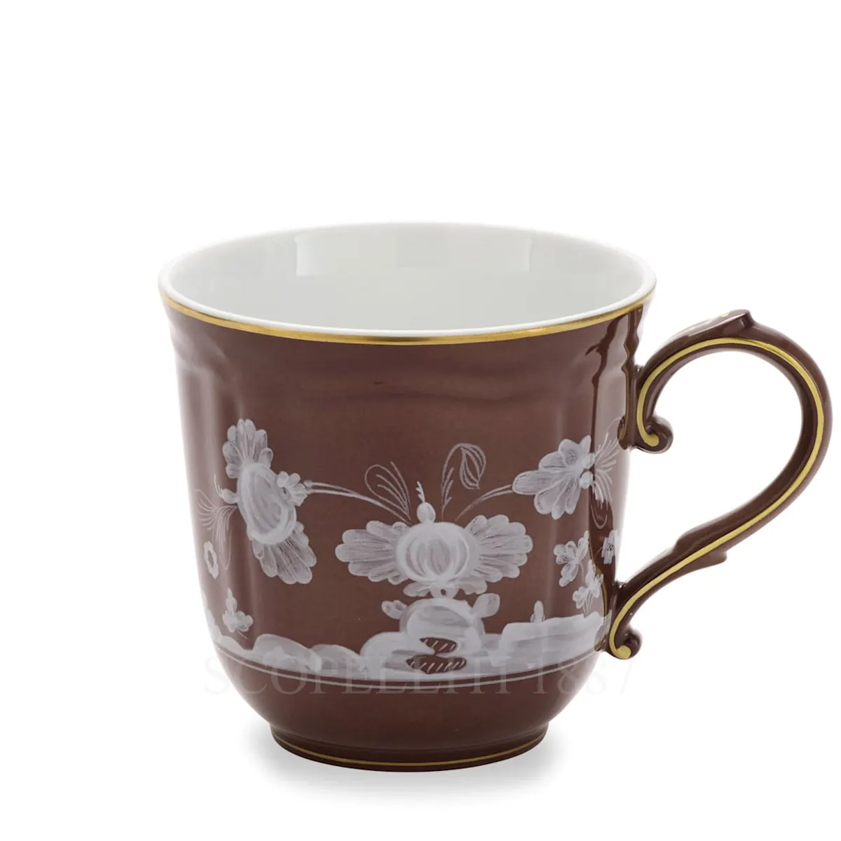 ginori 1735 oriente italiano castagna mug