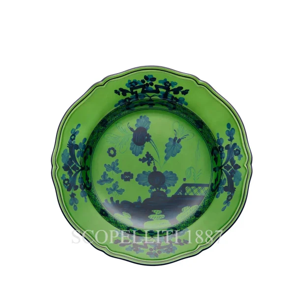 ginori 1735 bread plate oriente italiano malachite