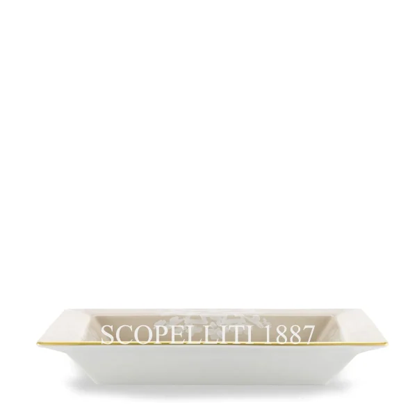ginori 1735 oriente italiano meringa square change tray view