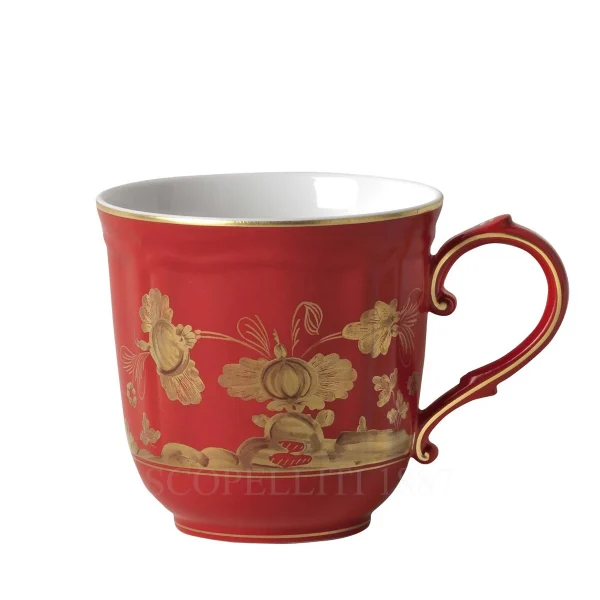 ginori 1735 mug oriente italiano rubrum