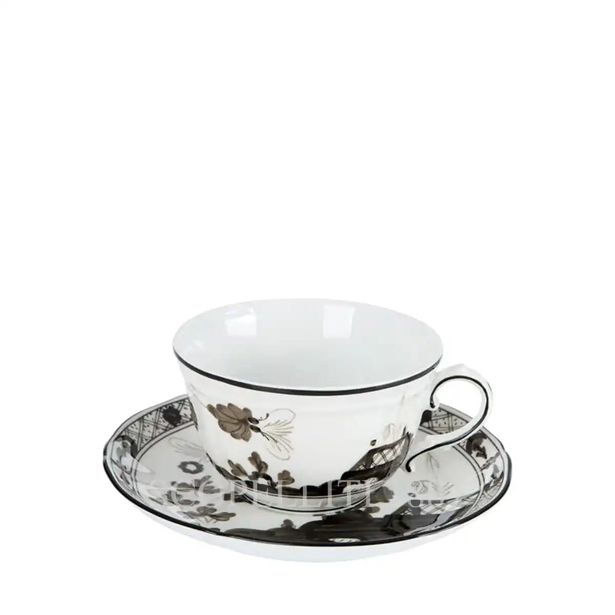 ginori 1735 oriente italiano albus tea cup and saucer
