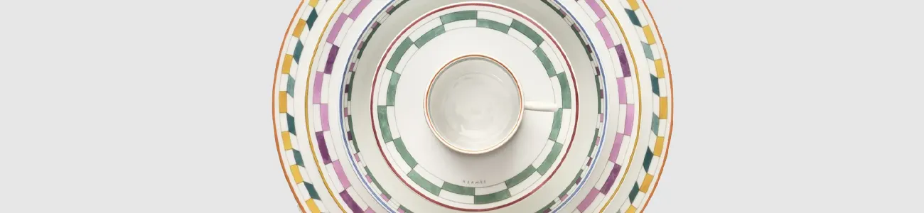 hermes contrepoint tableware collection