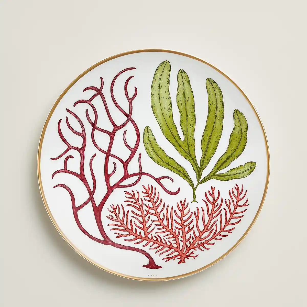 hermès natures marines dessert plate no. 1