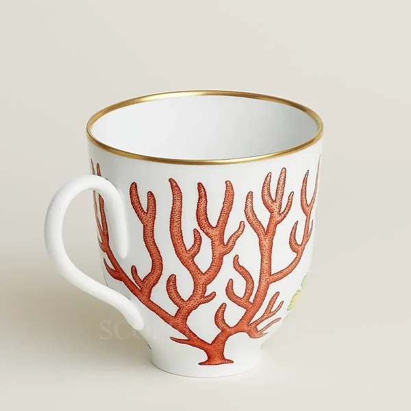 hermès natures marines mug n 2 back view