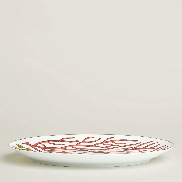 hermès natures marines oval platter large