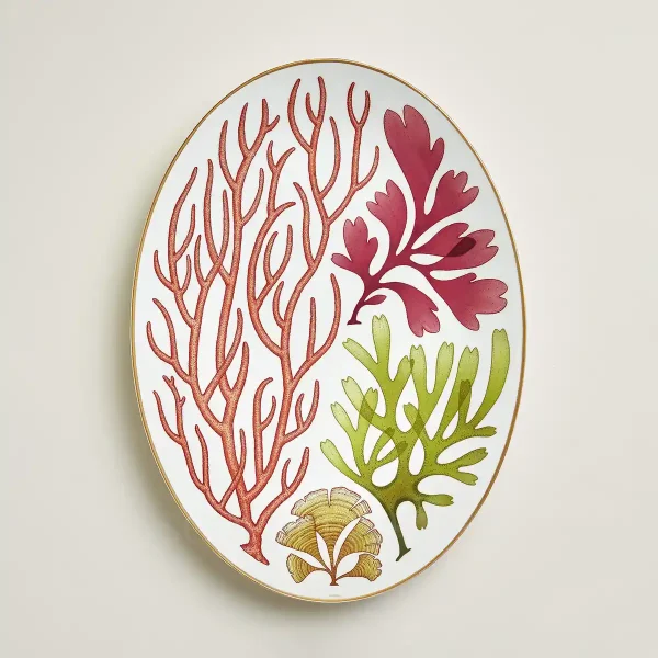 hermès natures marines large oval platter