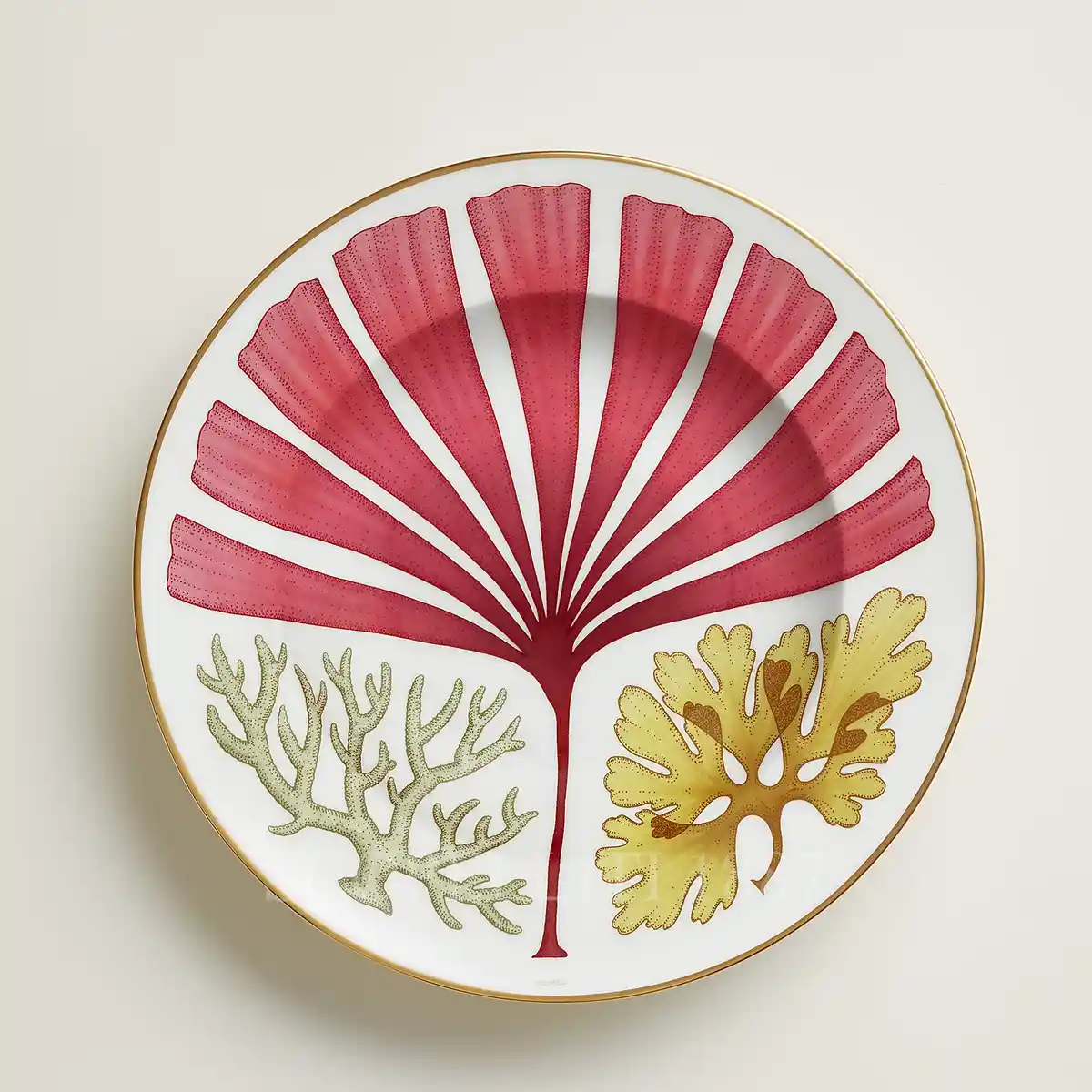 hermès natures marines soup plate